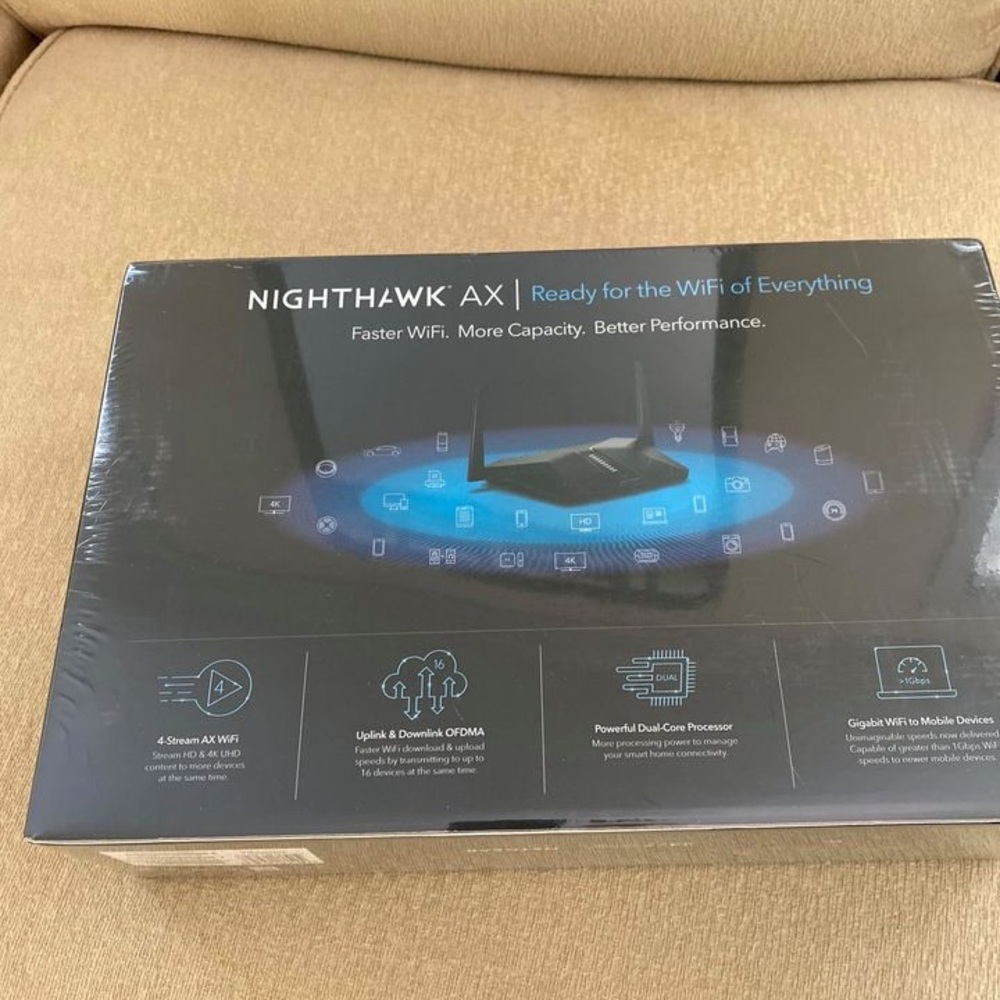 New sealed in box NetGear WiFi6 router